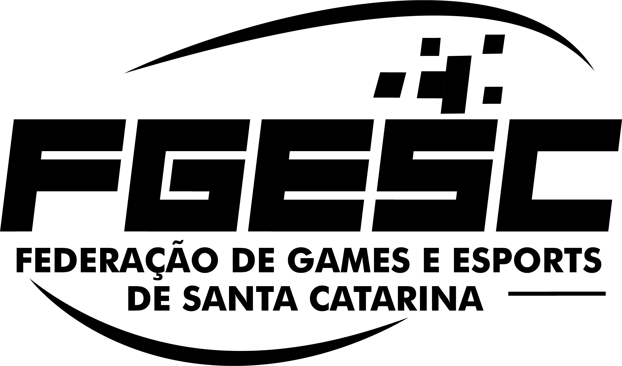 Logotipo FGESC — Monocromático preto